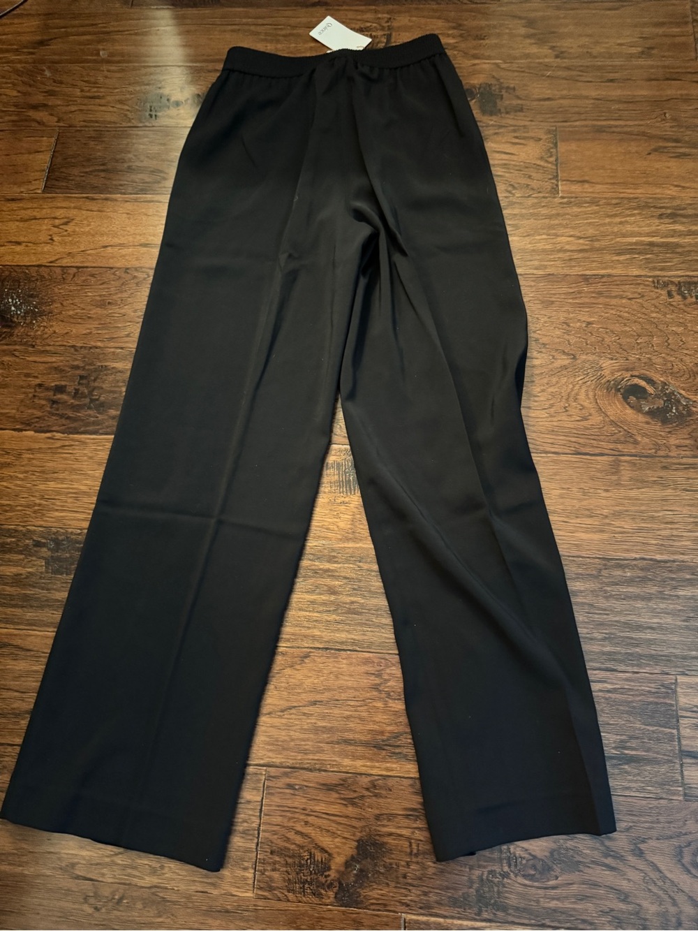 Quince Black Wide-Leg Pants